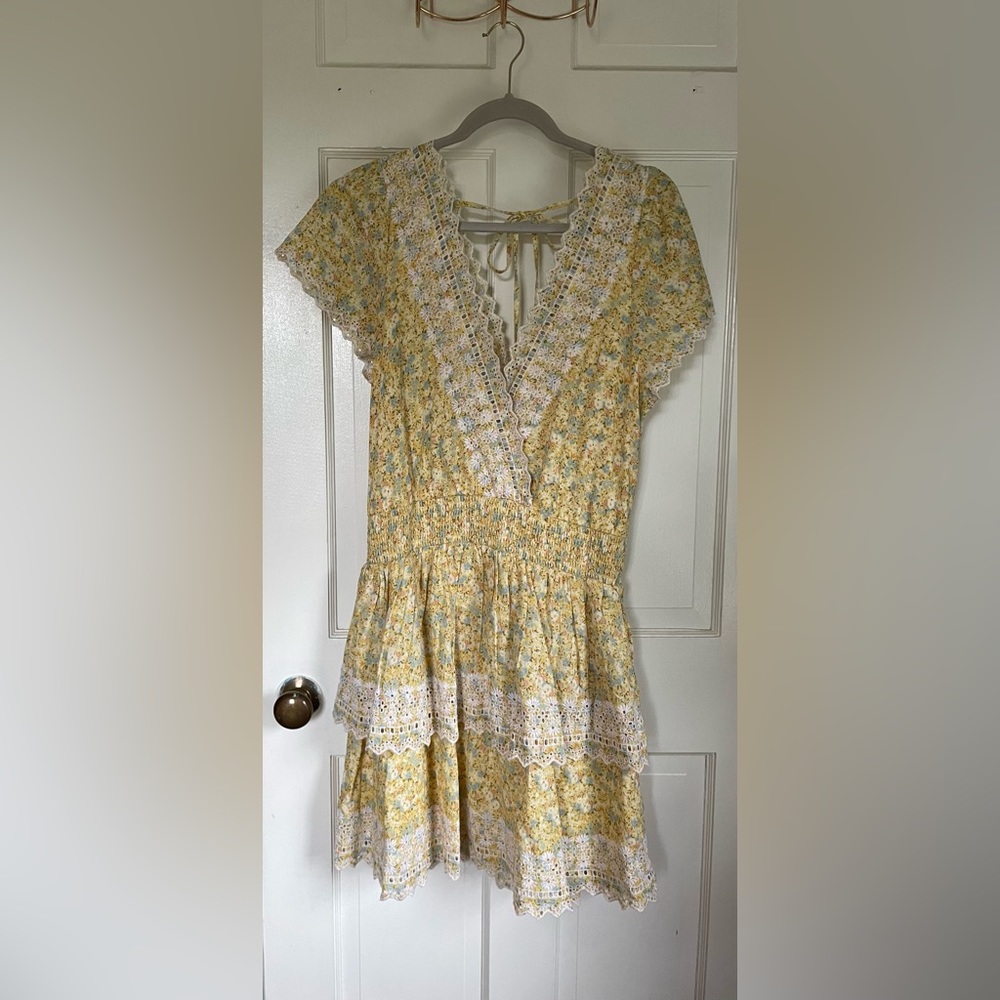 Yellow American Eagle Floral Sundress